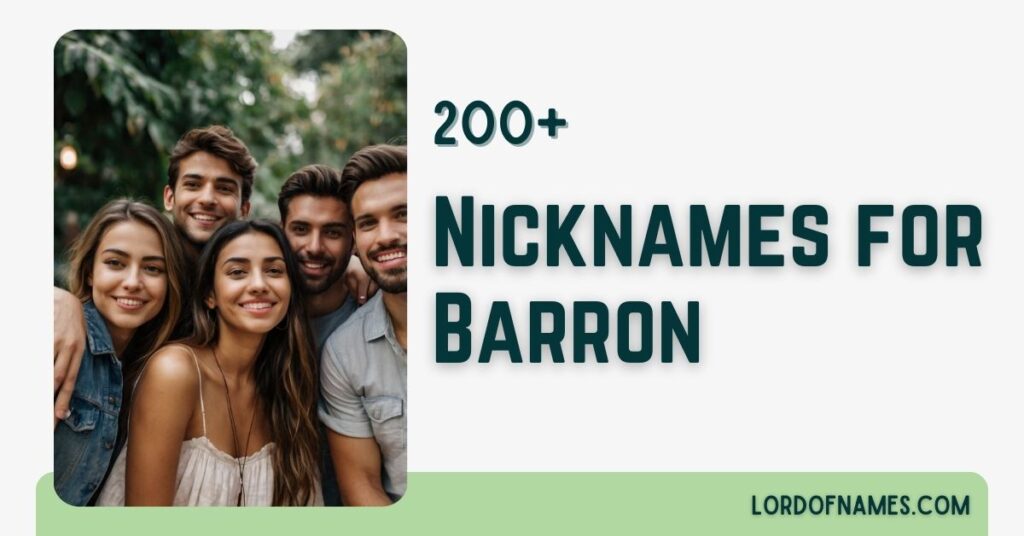 Nicknames for Barron