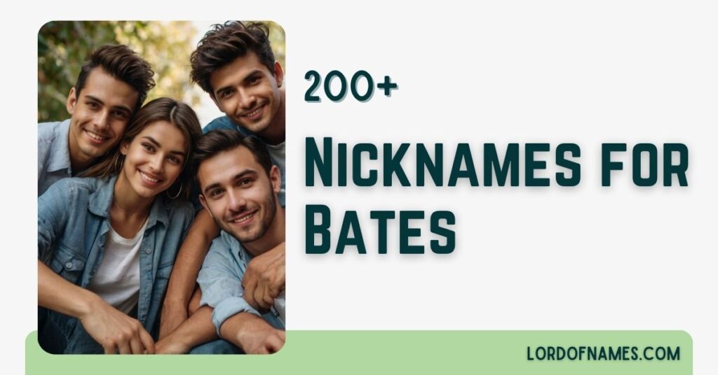 Nicknames for Bates