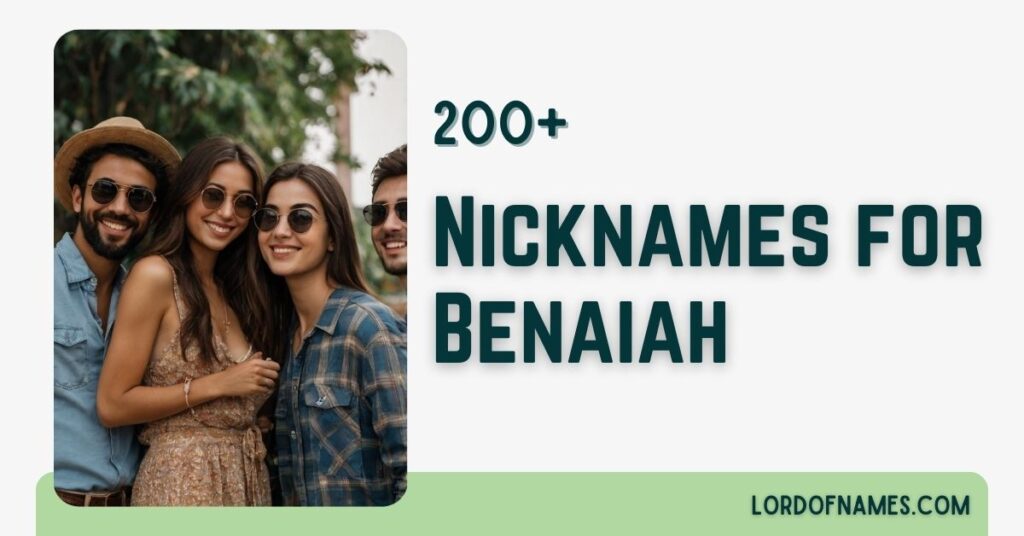 Nicknames for Benaiah