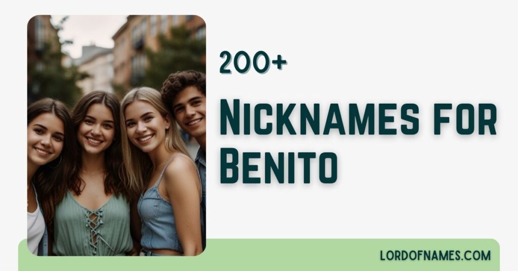 Nicknames for Benito