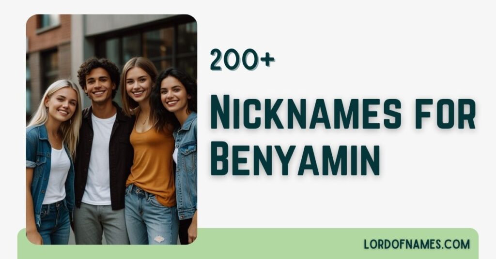 Nicknames for Benyamin