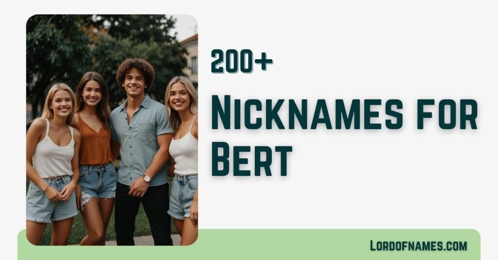 Nicknames for Bert