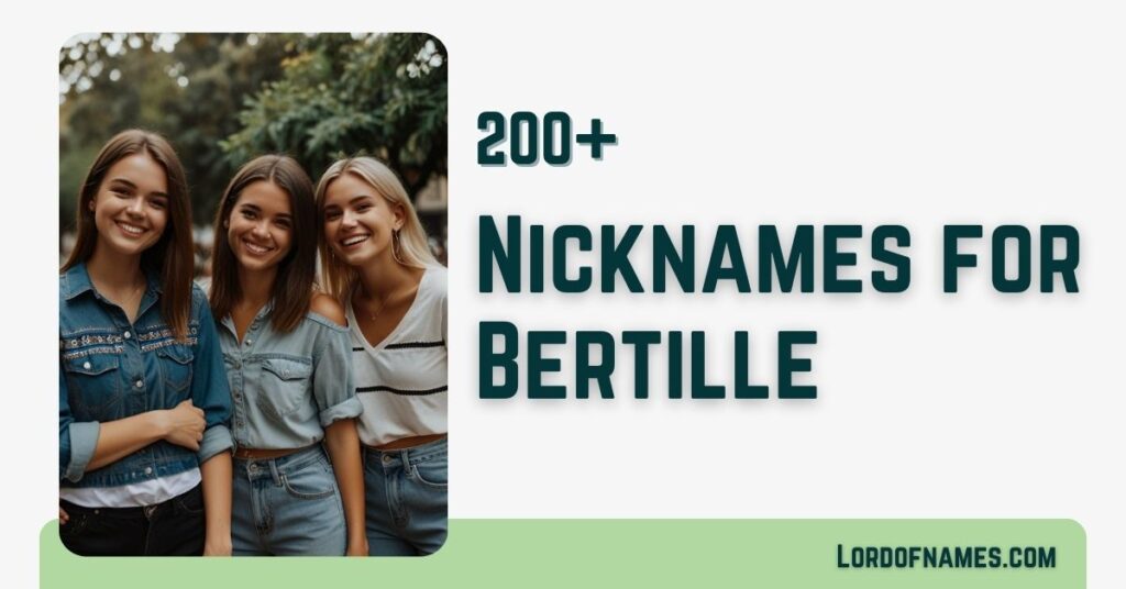 Nicknames for Bertille