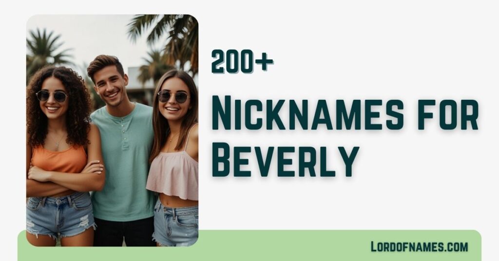 Nicknames for Beverly