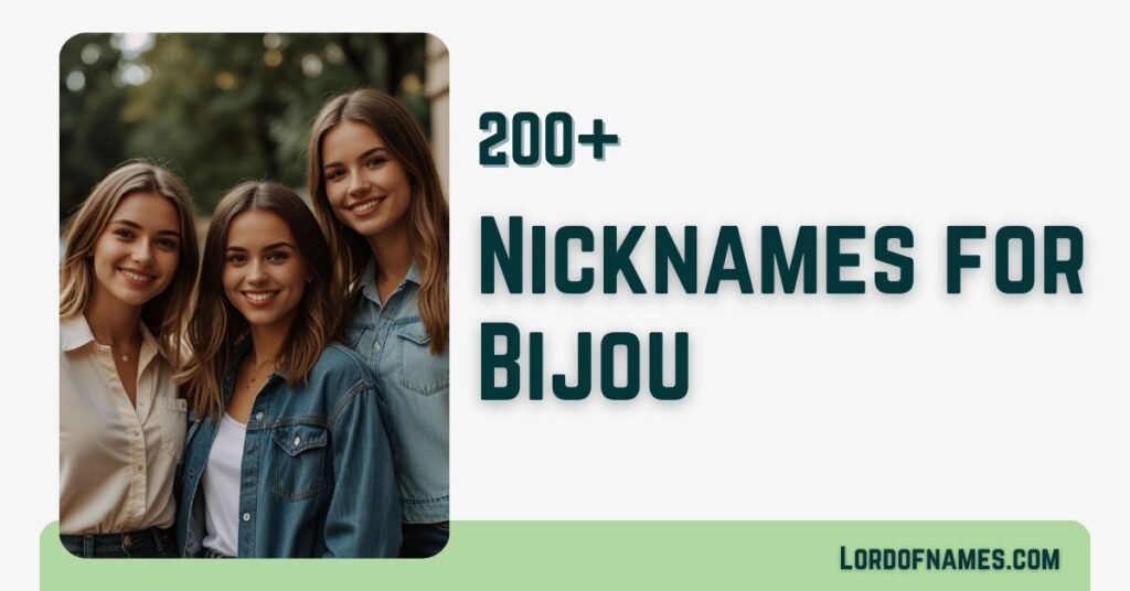 Nicknames for Bijou