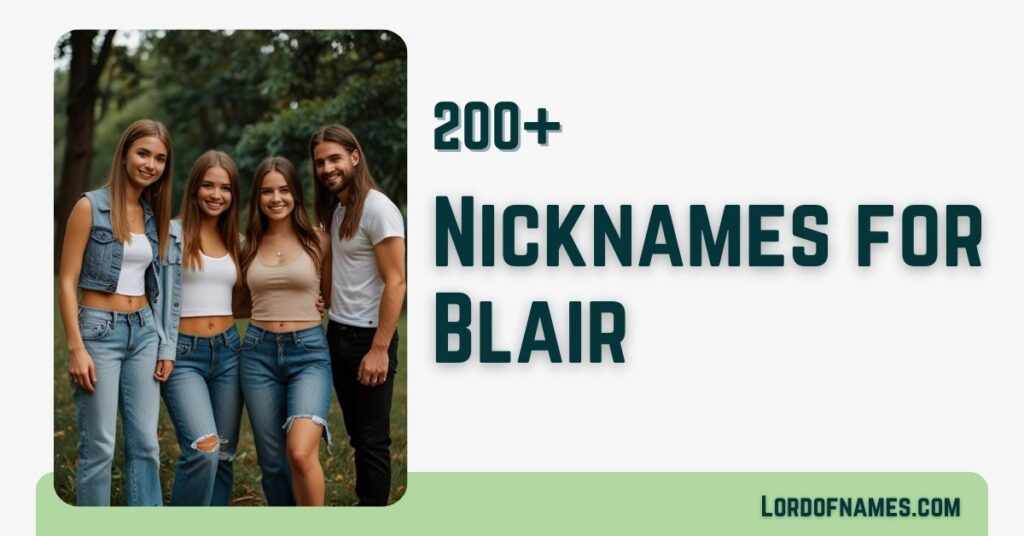 Nicknames for Blair