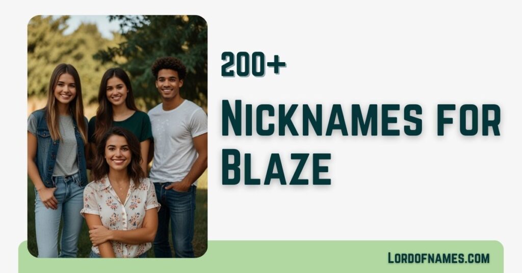 Nicknames for Blaze