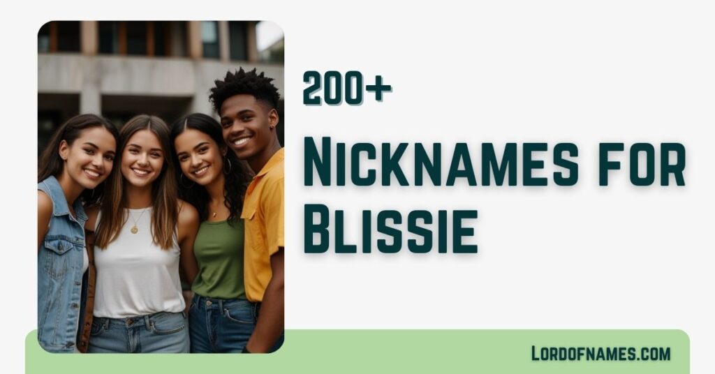 Nicknames for Blissie