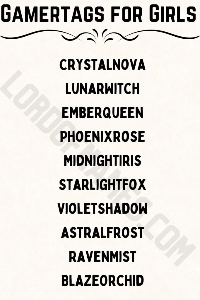 763 Cool Xbox Gamertag Ideas Xbox Gamertag Generator Lord Of Names