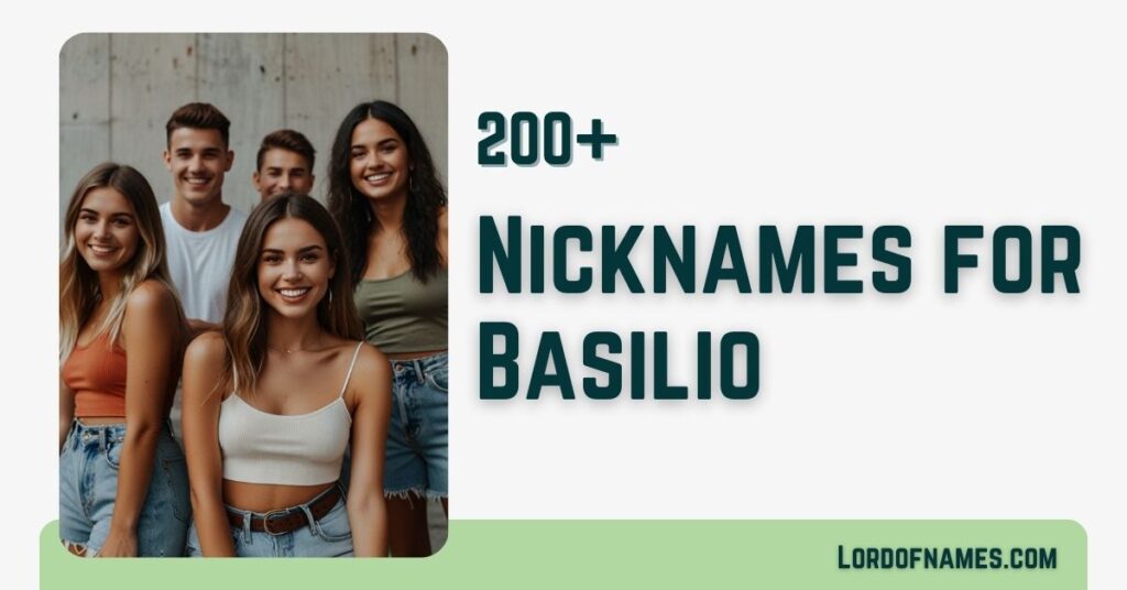 Nicknames for Basilio