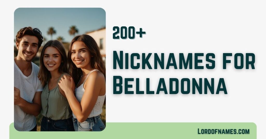 Nicknames for Belladonna