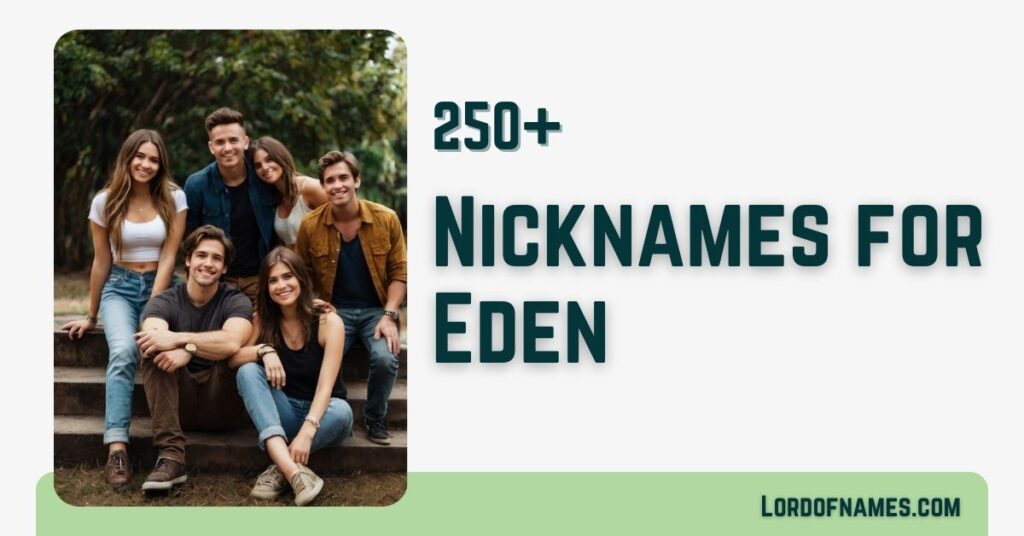 Nicknames for Eden