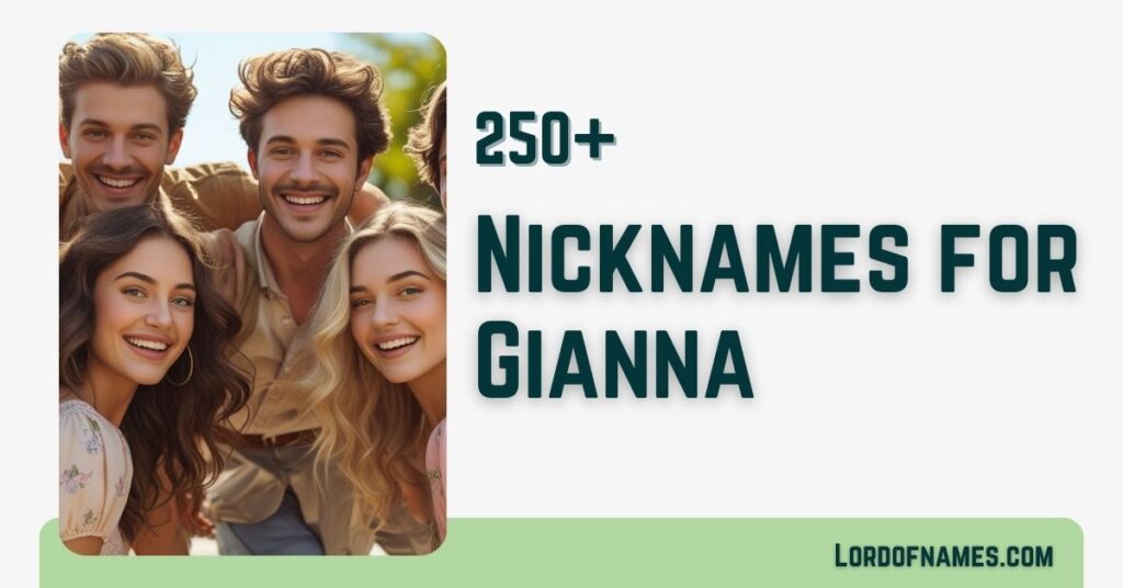Nicknames for Gianna
