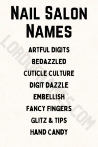 765 Best Salon Names for 2025 [Salon Name Generator] - Lord Of Names