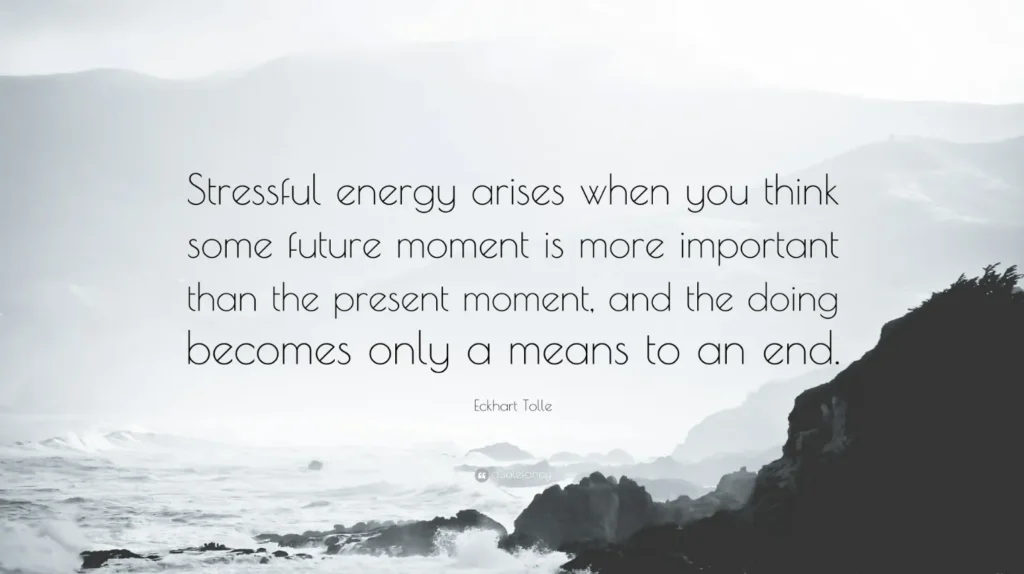 The energy of the moment a rise that can end at any second